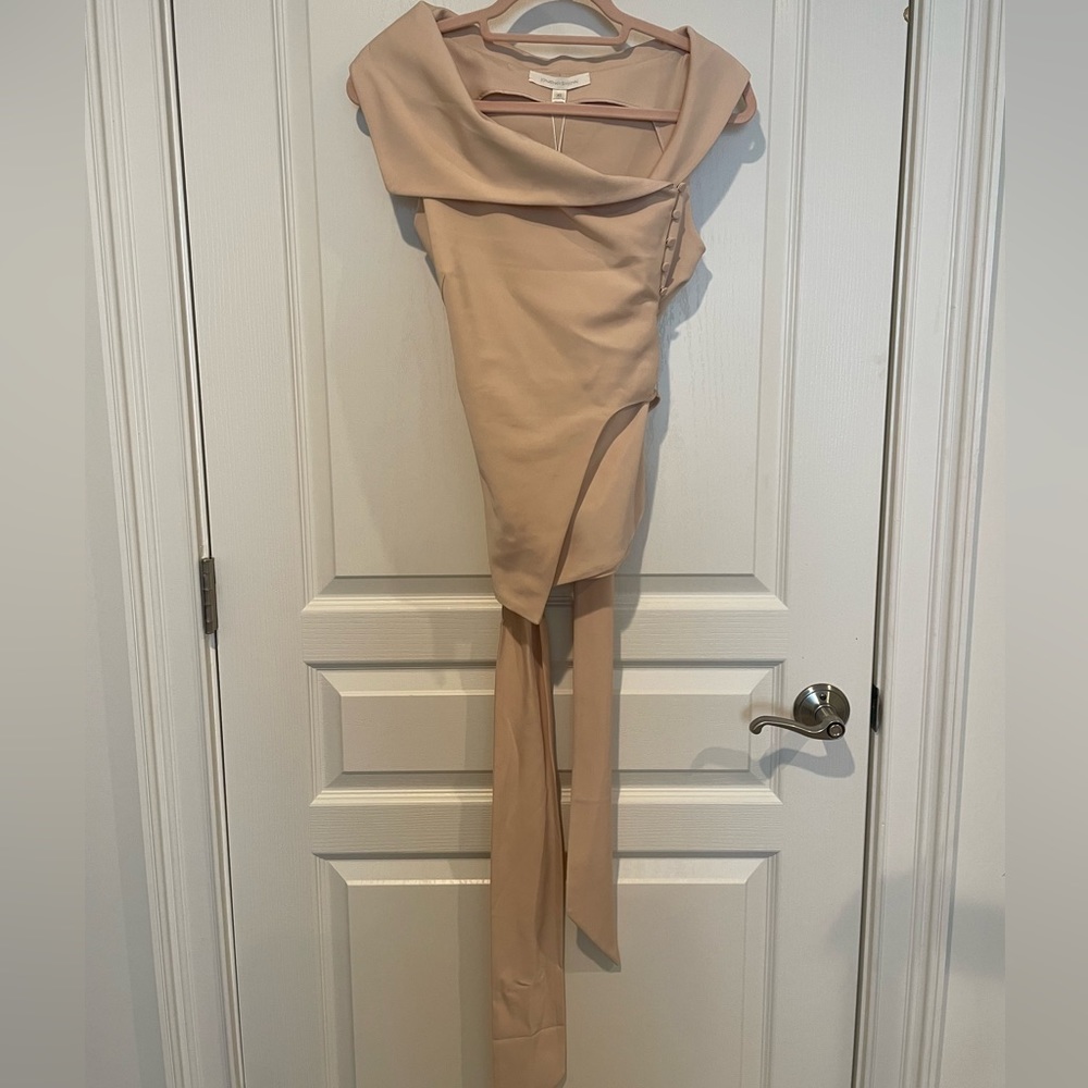 NWT XS Jonathan Simkhai Wrap Top